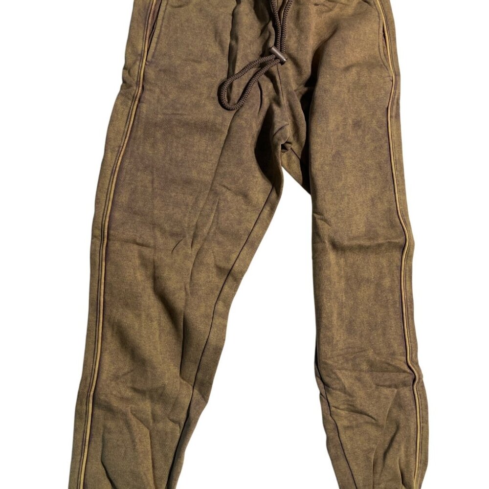 Alphalete Essential Oversized Jogger Pants In Brown Adjustable Waist In XS & S